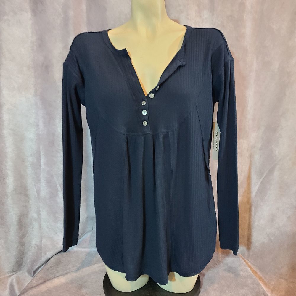 Sweet Romeo Blue Tunic Size Small‎ - Picture 2 of 5